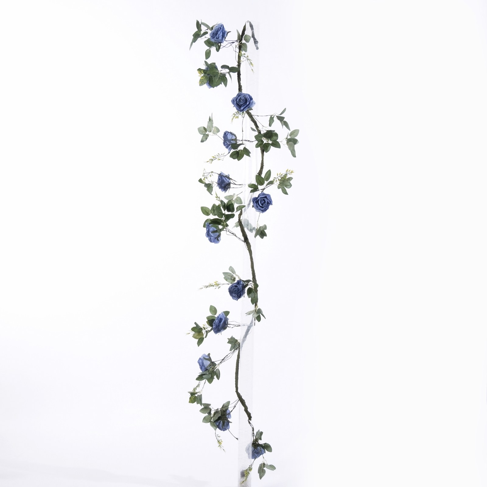 Supergreens Τεχνητή Γιρλάντα Τριαντάφυλλο Garden Μπλε 240 εκ.