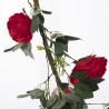 Supergreens Τεχνητή Γιρλάντα Τριαντάφυλλο Garden Κόκκινη 240 εκ.