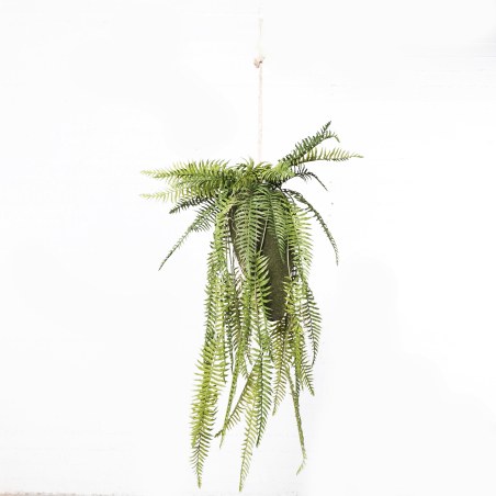 Supergreens Τεχνητή Κρεμαστή Ρίζα Φτέρη "Boston" Πράσινη 122 εκ.