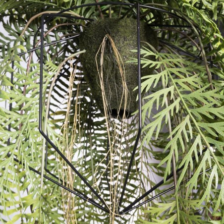 Supergreens Τεχνητή Κρεμαστή Ρίζα/Φωτιστικό Φτέρη "Lady" Πράσινη 117 εκ. RIZA