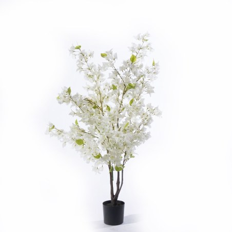 Supergreens Τεχνητό Δέντρο Βουκαμβίλια "Spectabilis" Λευκό 55x55x120 εκ.