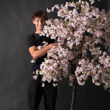 Supergreens Τεχνητό Δέντρο Βουκαμβίλια "Spectabilis" Λευκό 55x55x120 εκ.