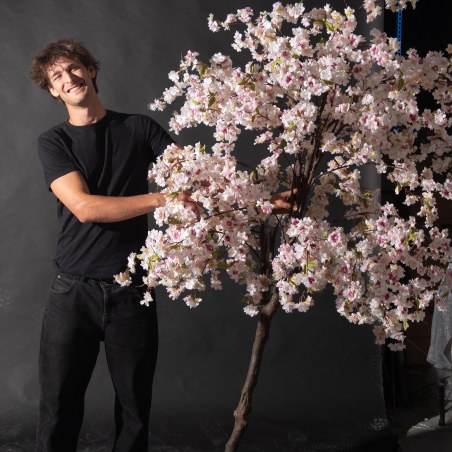 Supergreens Τεχνητό Δέντρο Βουκαμβίλια "Spectabilis" Λευκό 55x55x120 εκ.