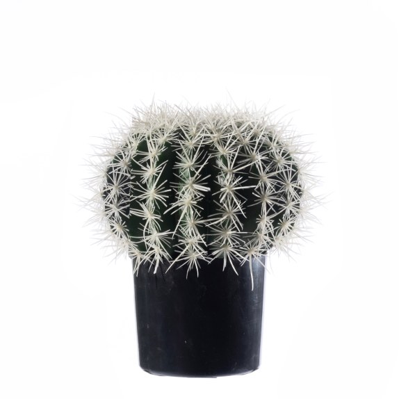 Supergreens Τεχνητός Εχινόκακτος  Πράσινος 30x25x33 εκ.