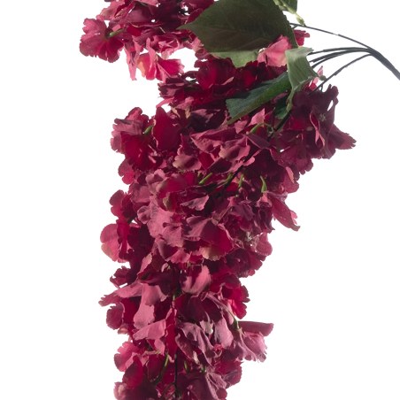 Supergreens Τεχνητή Κρεμαστή Γλυσίνια "Venusta" Κόκκινη 74 εκ.