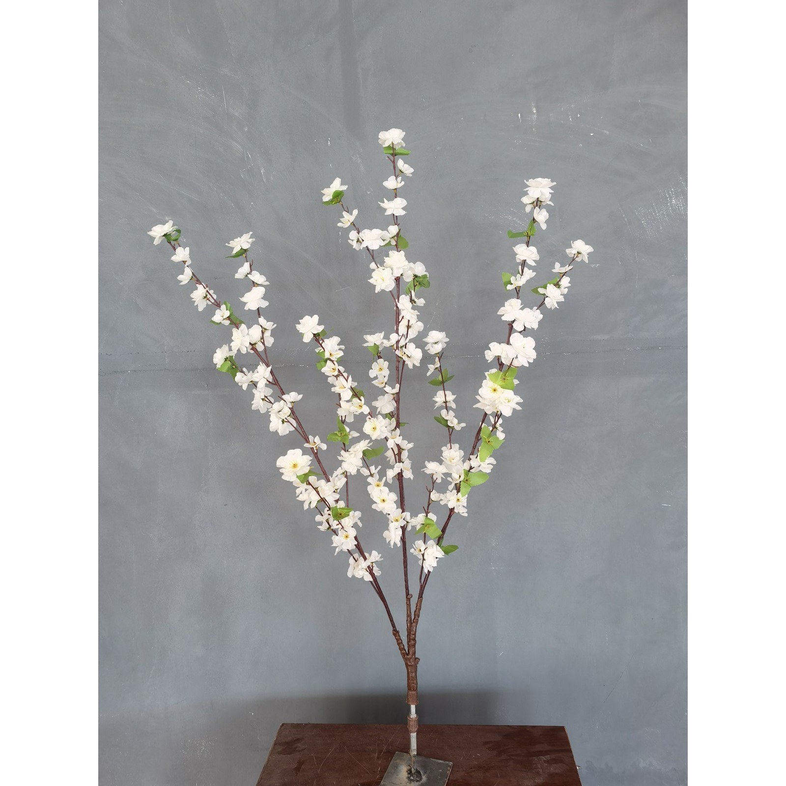 Supergreens Τεχνητό Κλαδί Αμυγδαλιάς "Communis" Λευκό 1.05 εκ.