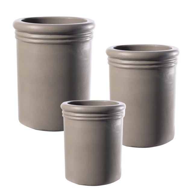 Supergreens Γλάστρα Τσιμεντένια Κύλινδρος...