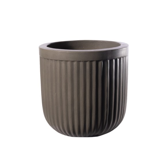 Supergreens Γλάστρα Τσιμεντένια Στρογγυλή "Gaia" Φυσική...