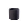 Supergreens Γλάστρα Τσιμεντένια Κύλινδρος "Fysi" Μαύρη 20x20x18 cm