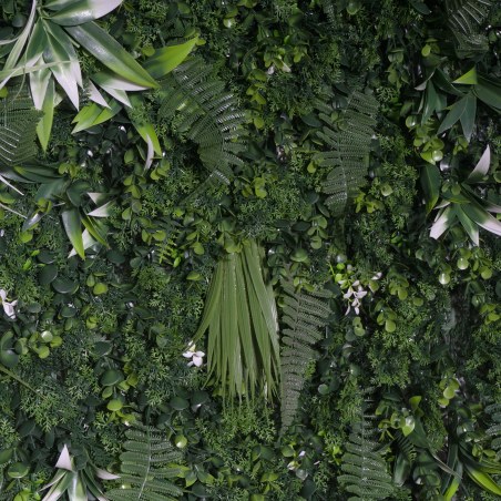 Supergreens Τεχνητή Φυλλωσιά Φτέρη με Χορτάρι Πράσινη 100x100 εκ.
