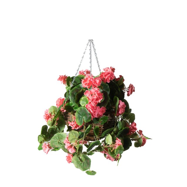 Supergreens Τεχνητό Κρεμαστό Φυτό Γεράνι Ροζ 70...