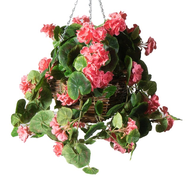 Supergreens Τεχνητό Κρεμαστό Φυτό Γεράνι Ροζ 70...