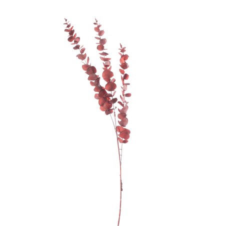 Supergreens Τεχνητό Κλαδί Ευκάλυπτος Μπορντώ 109 εκ.