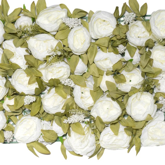 Supergreens Τεχνητή Φυλλωσιά Παιώνια Λευκή...