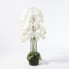 Supergreens Τεχνητό Φυτό Ορχιδέα Phalaenopsis Λευκό 153 εκ.