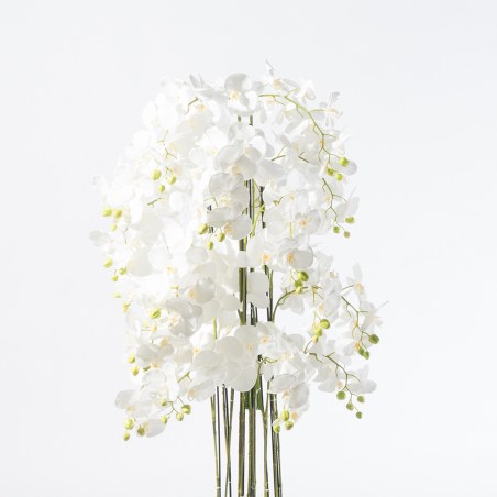 Supergreens Τεχνητό Φυτό Ορχιδέα Phalaenopsis Λευκό 153 εκ.