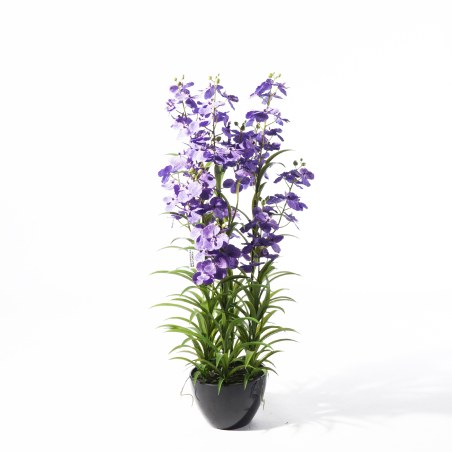 Supergreens Τεχνητό Φυτό Ορχιδέα "Cymbidium Orchid" Μωβ 120 εκ.