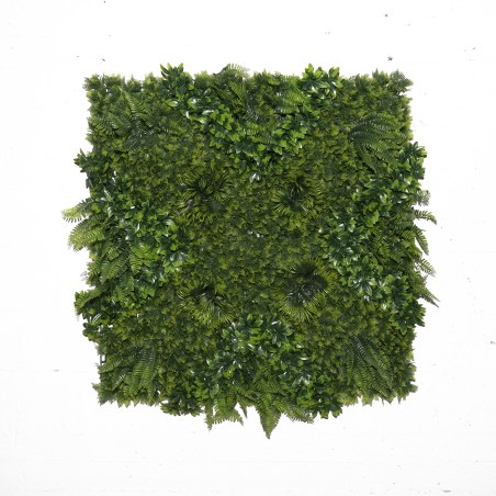 Supergreens Τεχνητή Φυλλωσιά Φτέρη με Φίκο "Floris" 100x100 εκ.