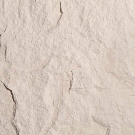 Supergreens Τεχνητός Τοίχος PU Stone "Obsidian" Λευκός 120x60x3 εκ.