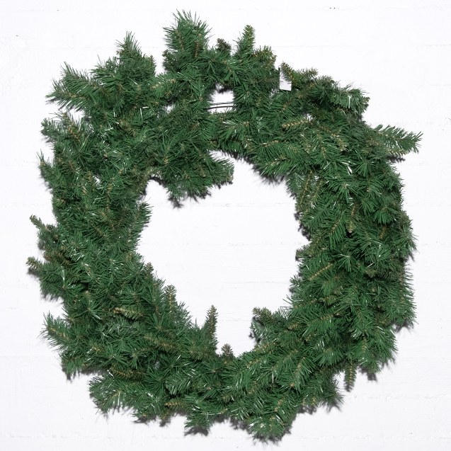 Supergreens Τεχνητό Στεφάνι Έλατο Πράσινο D120 εκ.