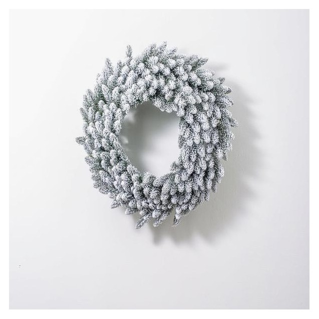 Supergreens Τεχνητό Στεφάνι Έλατο Χιονισμένο...