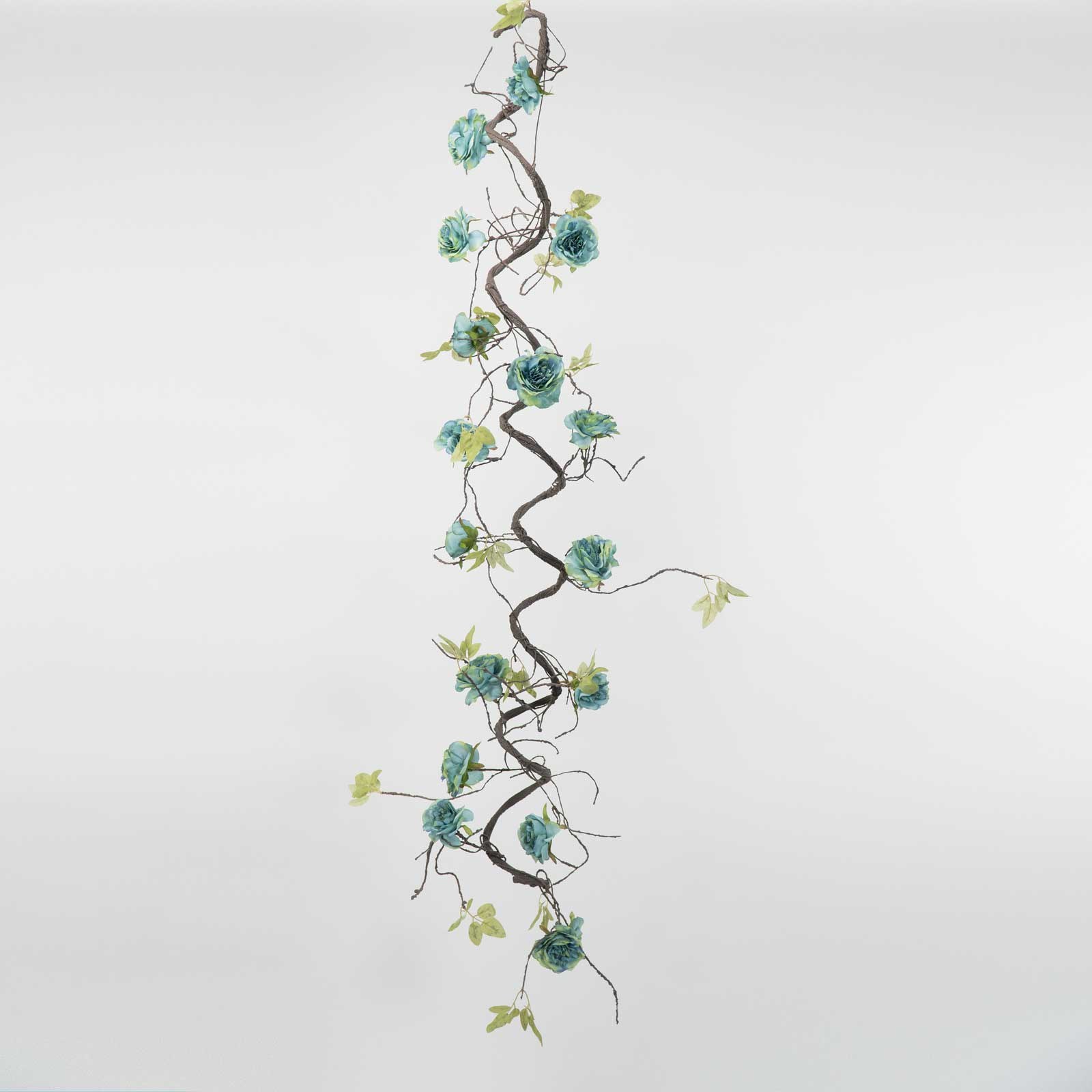 Supergreens Τεχνητή Γιρλάντα Παιώνια Γαλάζια 300 εκ.