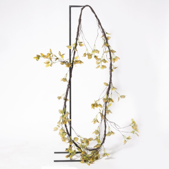 Supergreens Τεχνητή Γιρλάντα Πόλκα Κίτρινη 300 εκ.