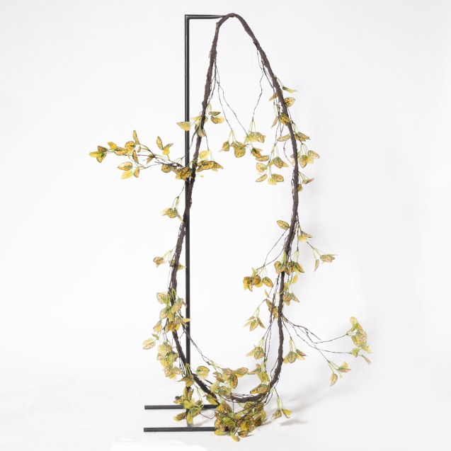 Supergreens Τεχνητή Γιρλάντα Πόλκα Κίτρινη 300 εκ.