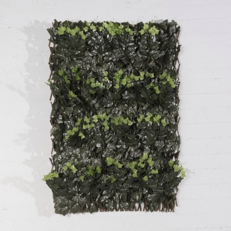 Supergreens Τεχνητή Φυλλωσιά Πτυσσόμενη Φίκος με Κισσό "Aurae" Πράσινη 100x200 εκ.