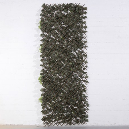 Supergreens Τεχνητή Φυλλωσιά Πτυσσόμενη Φίκος με Κισσό "Aurae" Πράσινη 100x200 εκ.