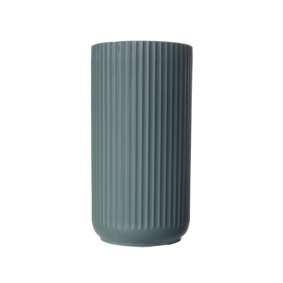 Supergreens Γλάστρα Πήλινη Κύλινδρος "Stripe" Πράσινο...