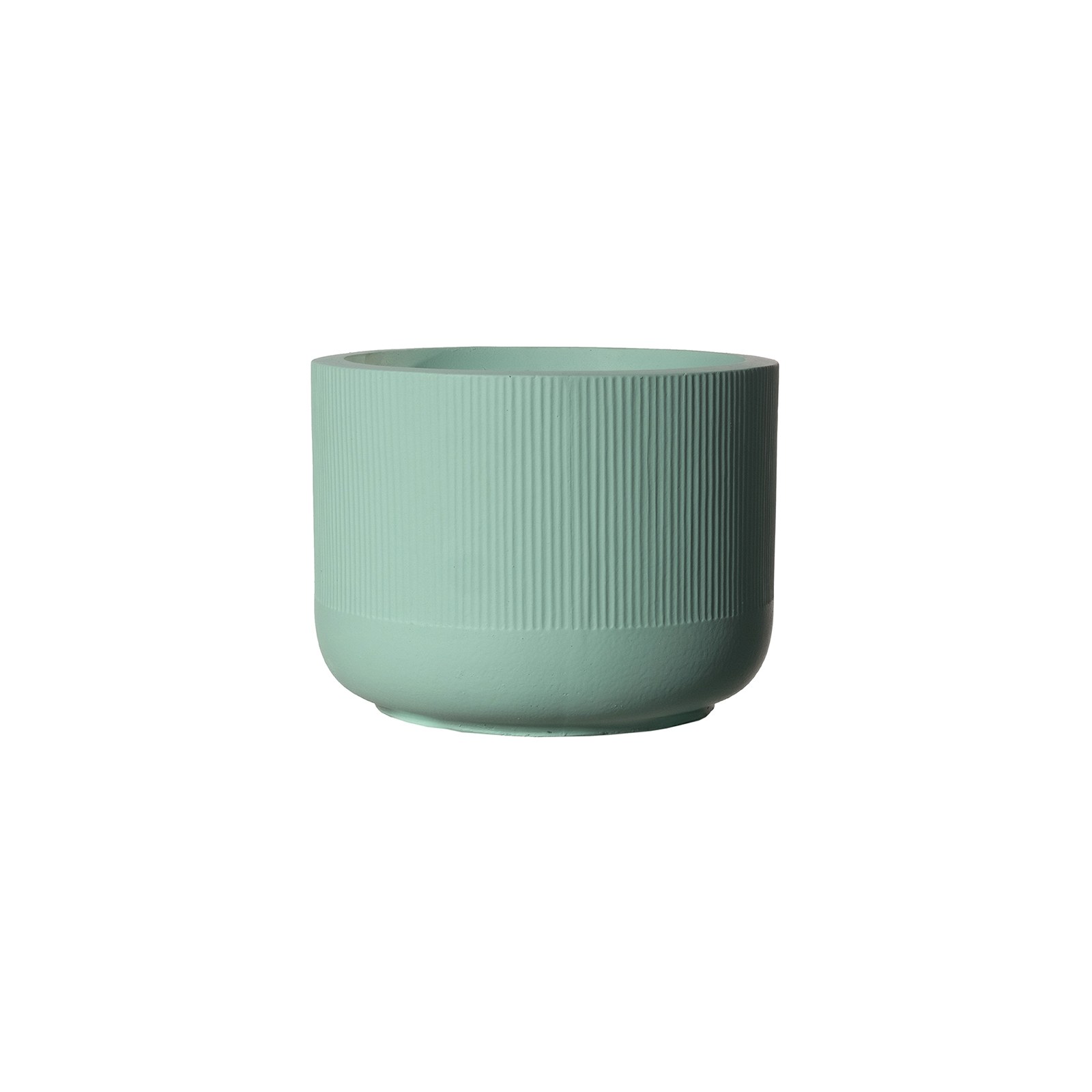 Supergreens Γλάστρα Πήλινη Οβάλ "Petal" Πράσινο Ανοιχτό S 28x28x21 εκ.