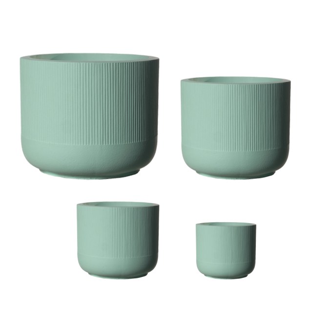 Supergreens Γλάστρα Πήλινη Οβάλ "Petal" Πράσινο...