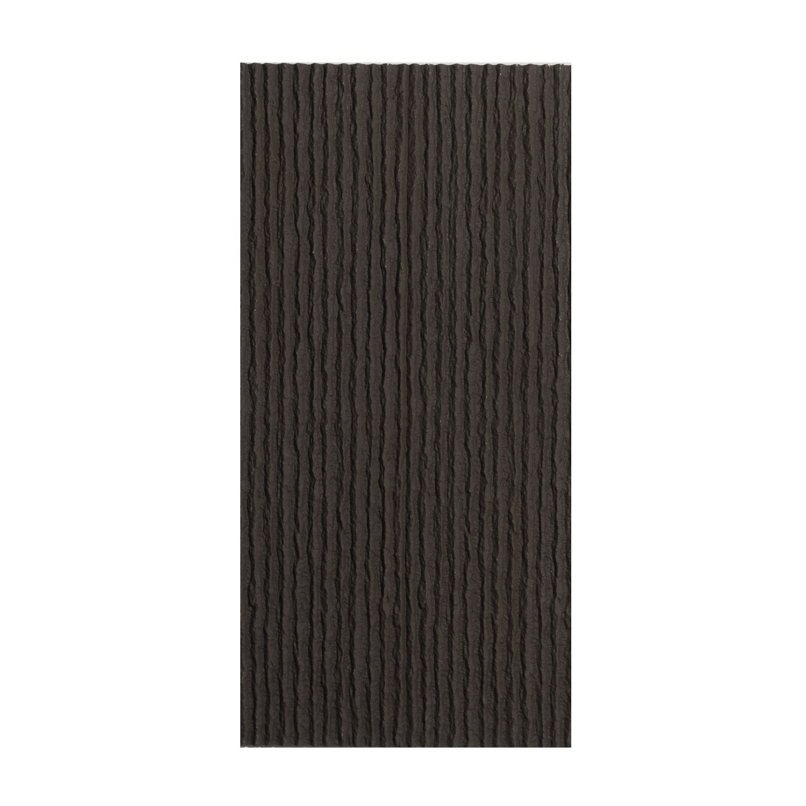 Supergreens Τεχνητός Τοίχος PU Stone "Stripes" Ανοιχτό Μαύρο 120x60x3 εκ.