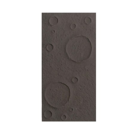 Supergreens Τεχνητός Τοίχος PU Stone "Crater" Ανοιχτό Μαύρο 120x60x3,5 εκ.