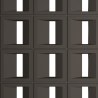 Supergreens Τεχνητός Τοίχος PU Gap "Window" Ανοιχτό Μαύρο 120x60x3 εκ.