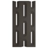 Supergreens Τεχνητός Τοίχος PU Gap "Oval" Ανοιχτό Μαύρο 120x60x3 εκ.