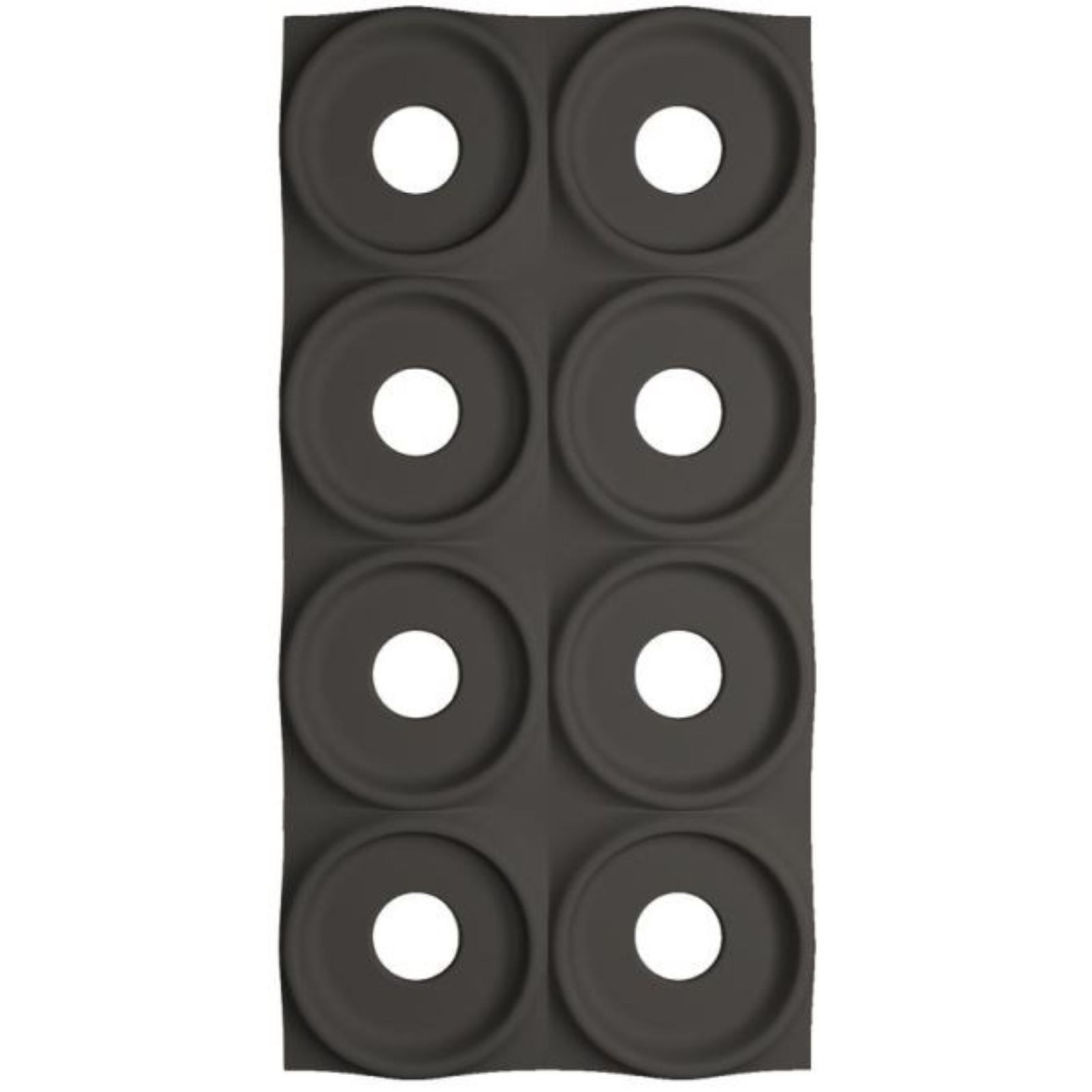 Supergreens Τεχνητός Τοίχος PU Gap "Dots" Ανοιχτό Μαύρο 120x60x3 εκ.