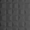 Supergreens Τεχνητός Τοίχος PU Geometry "Pyramid" Ανοιχτό Μαύρο 120x60x2,5 εκ.