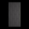 Supergreens Τεχνητός Τοίχος PU Geometry "Tile" Ανοιχτό Μαύρο 120x60x2,5 εκ.
