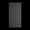 Supergreens Τεχνητός Τοίχος PU Geometry "Wave" Ανοιχτό Μαύρο 120x60x2,5 εκ.