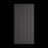 Supergreens Τεχνητός Τοίχος PU Geometry "Dots" Ανοιχτό Μαύρο 120x60x2,5 εκ.