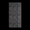 Supergreens Τεχνητός Τοίχος PU Geometry "Arch" Ανοιχτό Μαύρο 120x60x2,5 εκ.