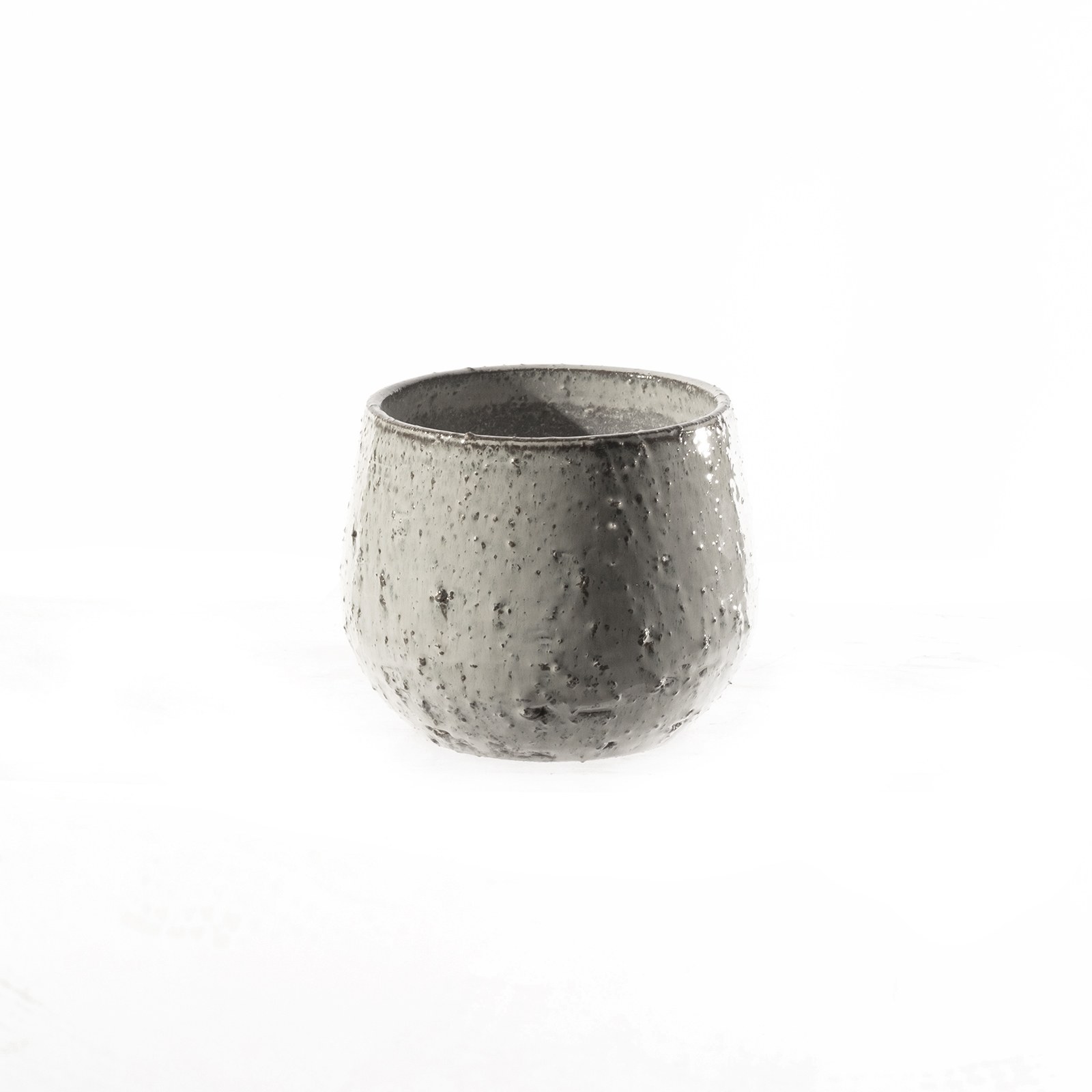 Supergreens Κασπώ Τερακότα Στρογγυλό "Linn" Off White 17.5x15 εκ.