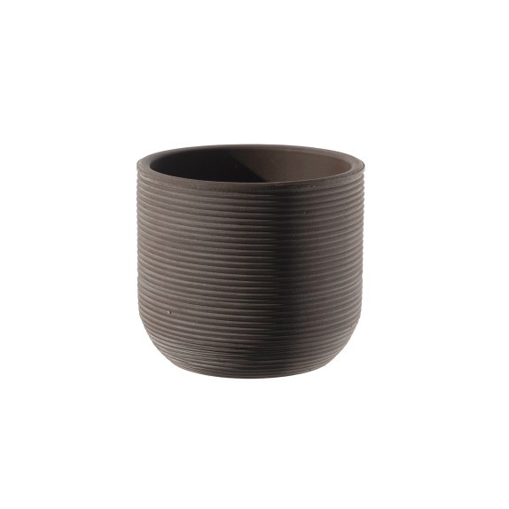 Supergreens Κασπώ Τερακότα Στρογγυλό "Samuel" Καφέ 20x18 εκ.