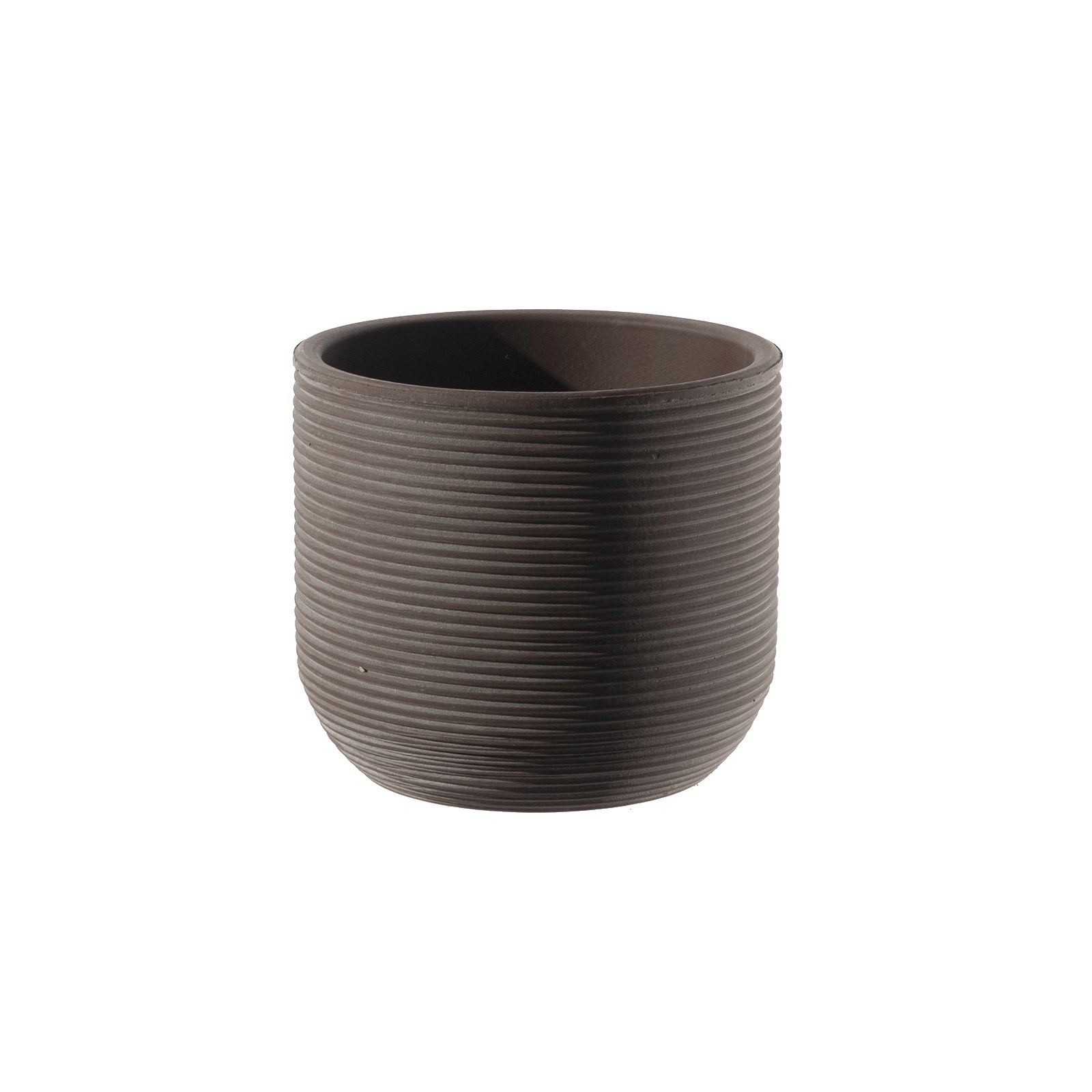 Supergreens Κασπώ Τερακότα Στρογγυλό "Samuel" Καφέ 20x18 εκ.