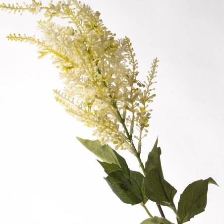 Supergreens Τεχνητό Φύλλο Αστίλβη Λευκό 69 εκ.