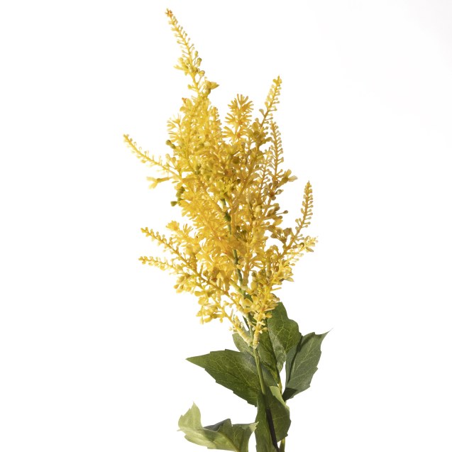 Supergreens Τεχνητό Φύλλο Αστίλβη Κίτρινο 69 εκ.