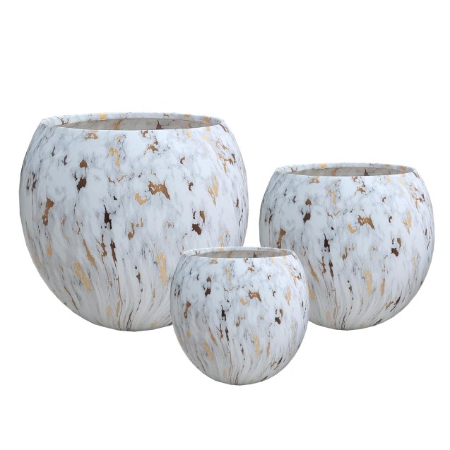 Supergreens Γλάστρα Πήλινη Στρογγυλή "Marbello"...