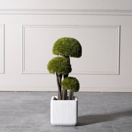 Supergreens UV Τεχνητό Δέντρο Μπονσάι Moss ''Mushroom'' Τριπλό Πράσινο 70 εκ.